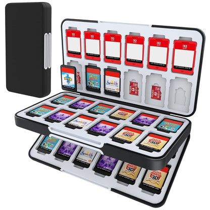 Nintendo Switch Game Card Case 48 Slots 24 Micro SD Slots