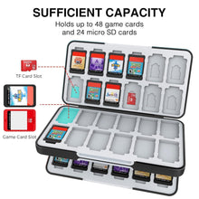 Nintendo Switch Game Card Case 48 Slots 24 Micro SD Slots
