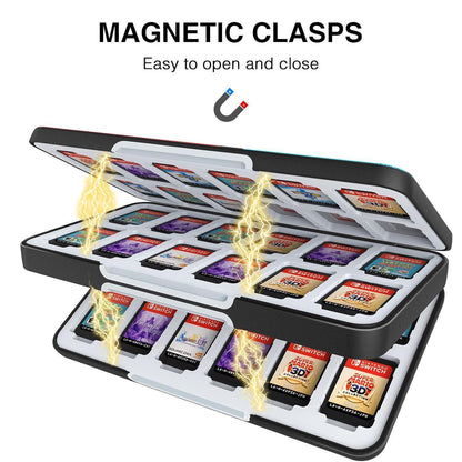 Nintendo Switch Game Card Case 48 Slots 24 Micro SD Slots