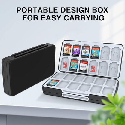 Nintendo Switch Game Card Case 48 Slots 24 Micro SD Slots