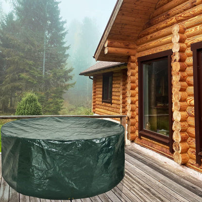 Gartentischabdeckung 190x80cm wasserdicht UV-geschützt Grün