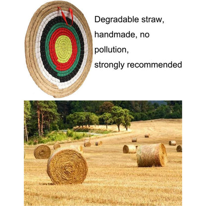 Zielscheibe Bogenschießen Handgefertigtes Strohbogenziel