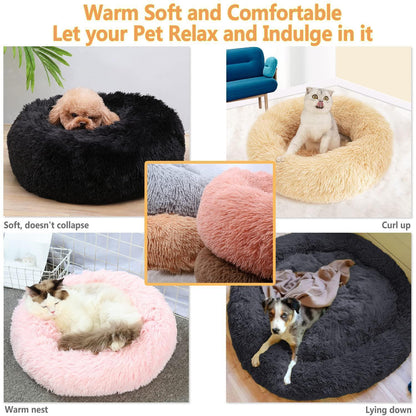 Flauschiges Haustierbett – Gemütliches Hundekissen 3XL Braun