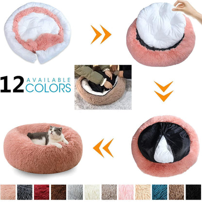 Flauschiges Haustierbett – Gemütliches Hundekissen 3XL Braun