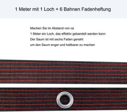 Transparente PE Abdeckplane mit Ösen 3x4m für Gartenmöbel Zelt Pavillon