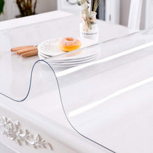 PVC Tischdecke Transparent Rechteckig 60x180cm - 2mm Dicke