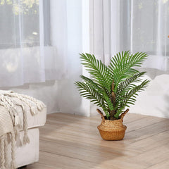 Kunstpflanze Palme Groß 70cm Fake Plastik Pflanze Deko