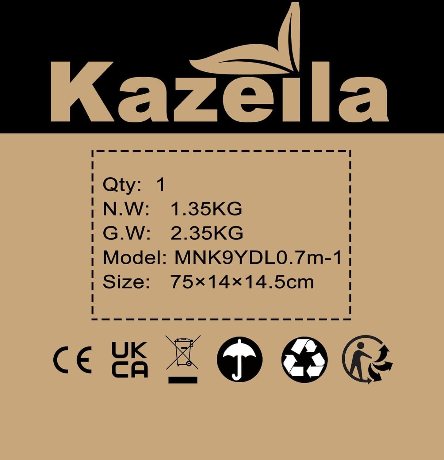 Kazeila Große Kunstpalme 70 cm Dekorative Künstliche Areca Palme