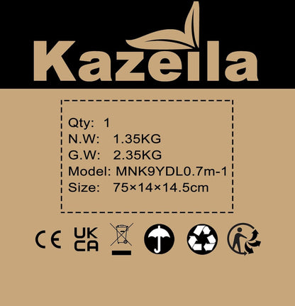 Kazeila Große Kunstpalme 70 cm Dekorative Künstliche Areca Palme