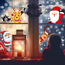 Fensterdeko Weihnachten Schneeflocken PVC 4 Sheets Selbstklebend