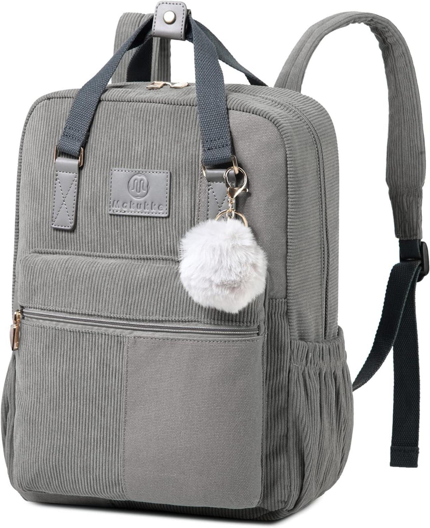 Cord Rucksack Anti-Theft Daypack Tasche Casual Schultasche