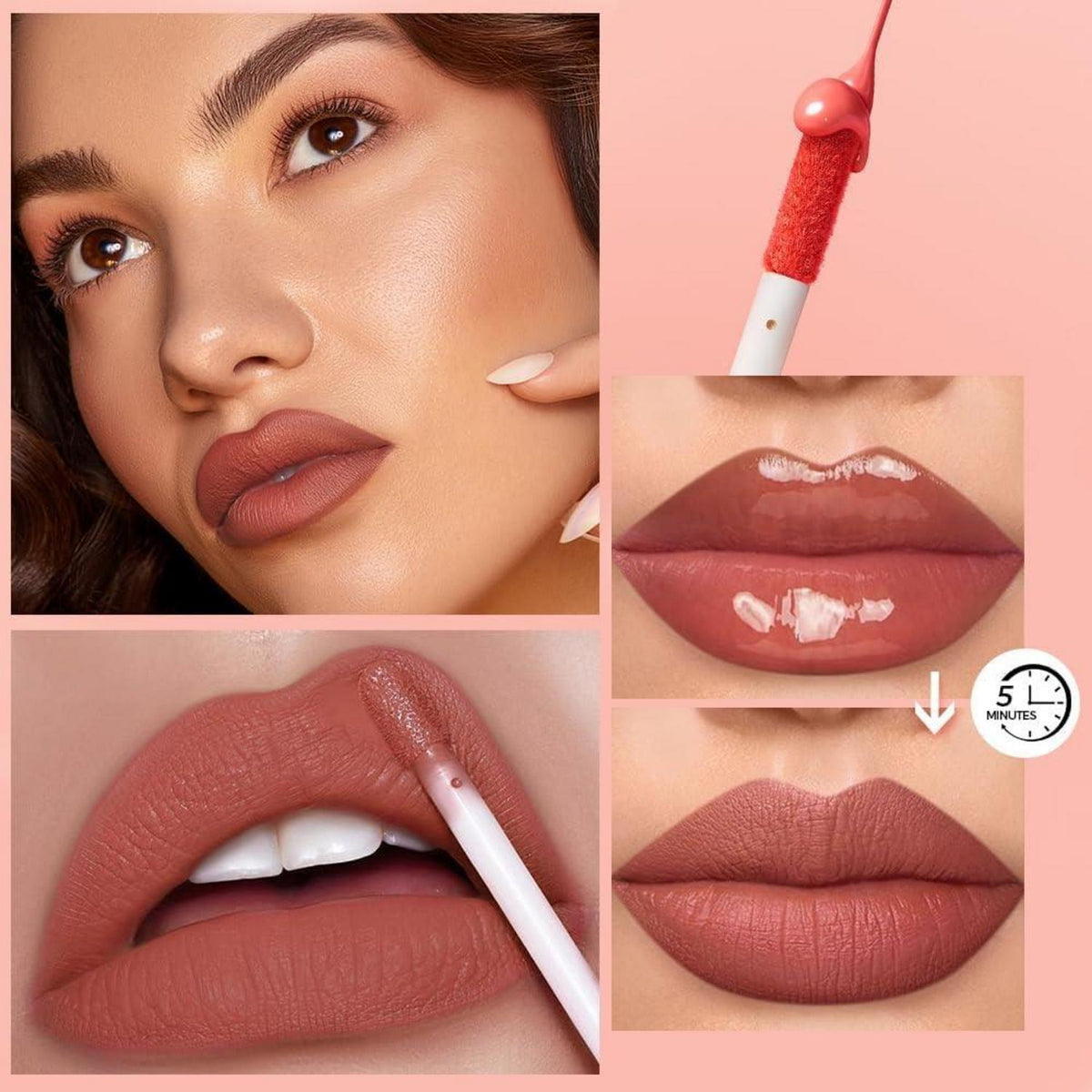 12er Lippenstift-Set – Matte & Glänzende Farben