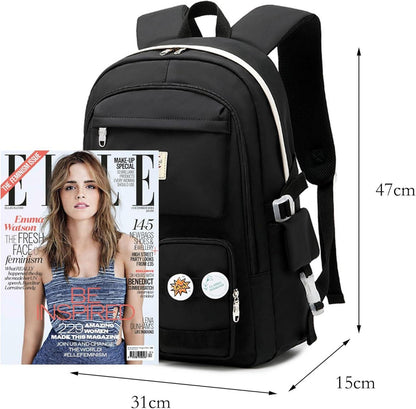 Makukke Damen Rucksack Schulrucksack Mädchen Teenager Anime Bookbag