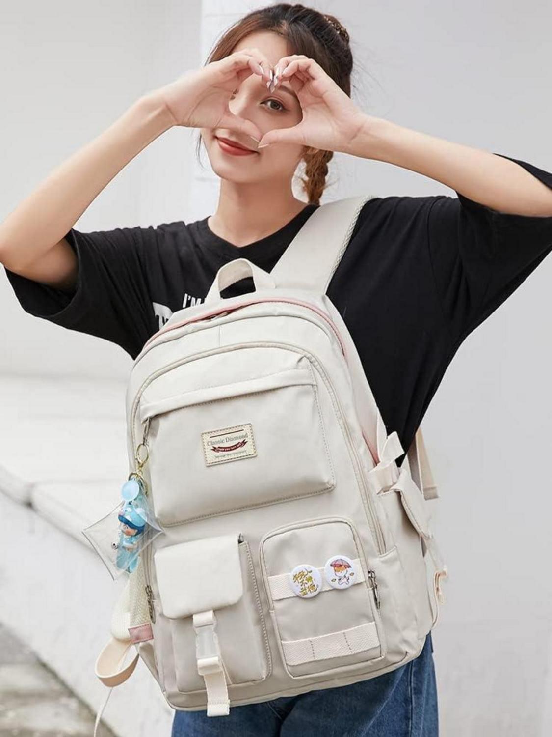 Makukke Anime Rucksack Damen Teenager Mädchen Cute Daypack