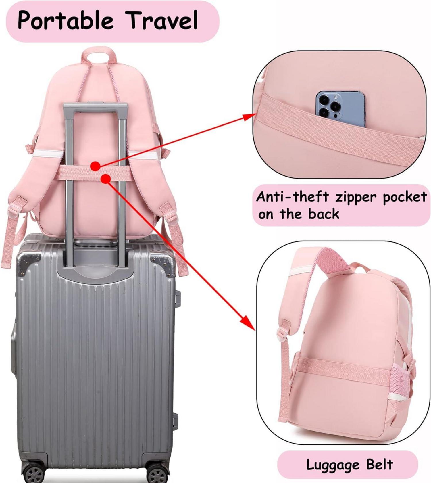Fashionable Makukke Cute Anime Rucksack für Damen - Anti-Theft Daypack