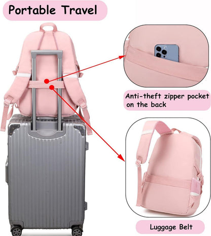 Fashionable Makukke Cute Anime Rucksack für Damen - Anti-Theft Daypack