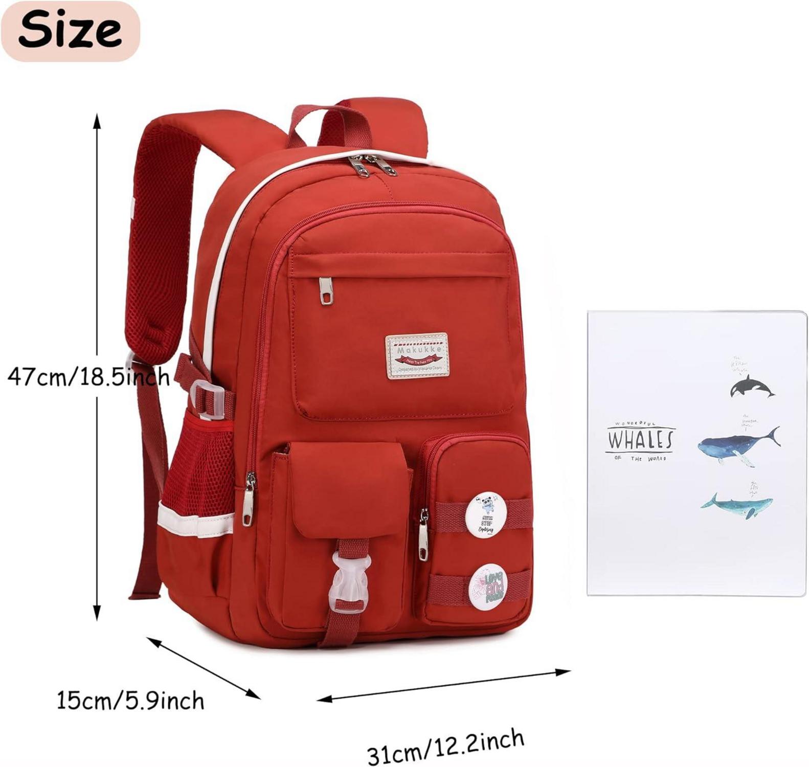 Damen Rucksack Schulrucksack Mädchen Teenager Cute Anime Bookbag