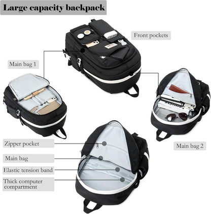 Modischer Damen Schulrucksack 15 Zoll Anti-Theft Daypack