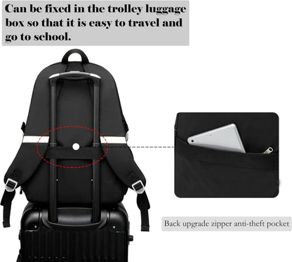 Fashionable Anime Print Schulrucksack Damen Teenager