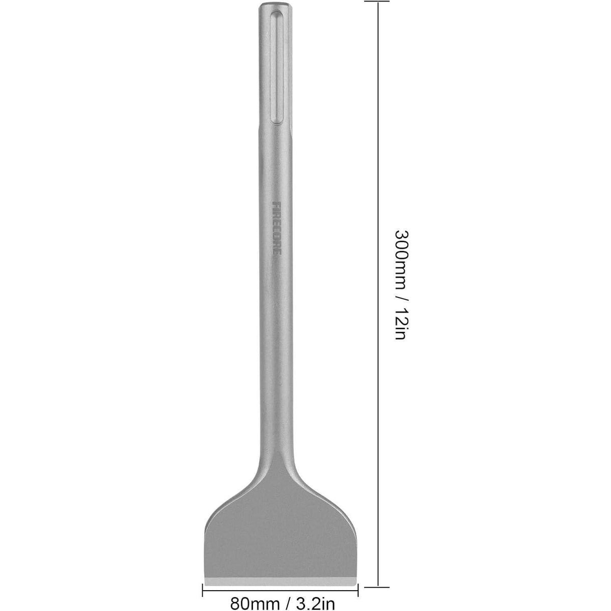Abgewinkelter Fliesenmeißel SDS Max 30cm – Breiter Meißel für Fliesen & Mörtel