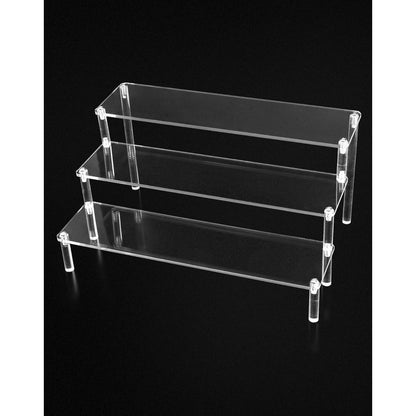 Acryl Display Ständer Transparent Riser Regal 30x21x15cm - 1