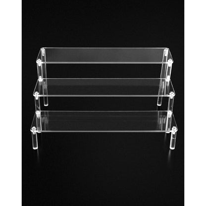 Acryl Display Ständer Transparent Riser Regal 30x21x15cm - 1