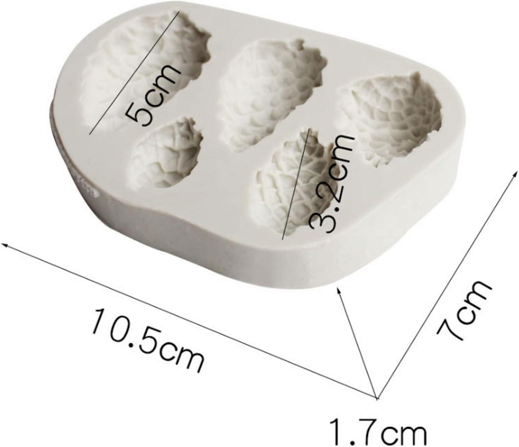 Silikonform Tannenzapfen 3D Schokolade Seife Kuchen Gelee Muffin