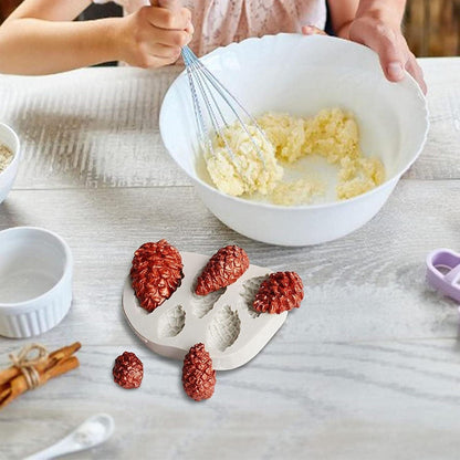 Silikonform Tannenzapfen 3D Mousse Schokoladenform Fondant Kuchenform