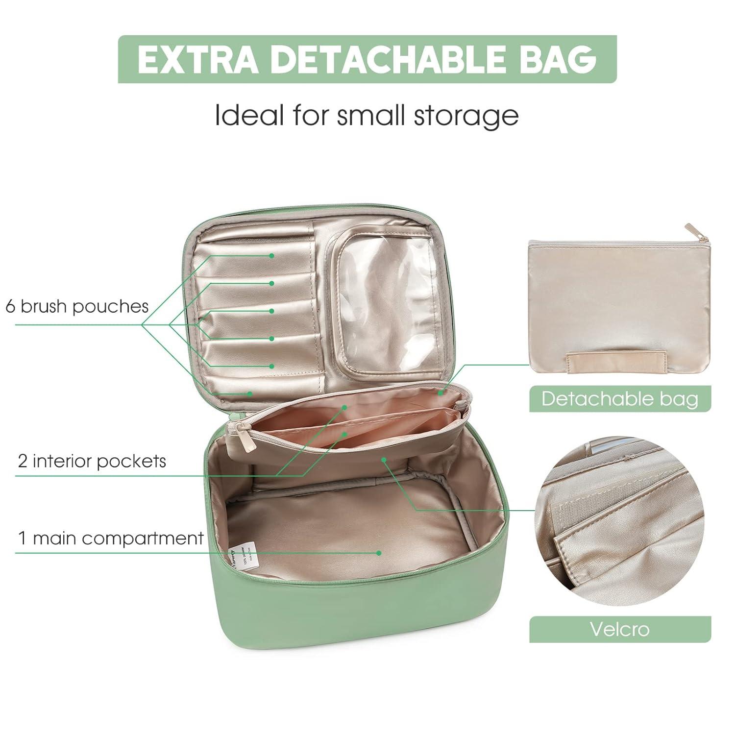 Große Reise Kosmetiktasche Schminktasche Organizer für Damen in