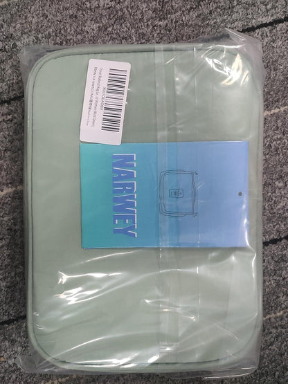 Große Reise Kosmetiktasche für Damen und Mädchen Minzgrün Organizer