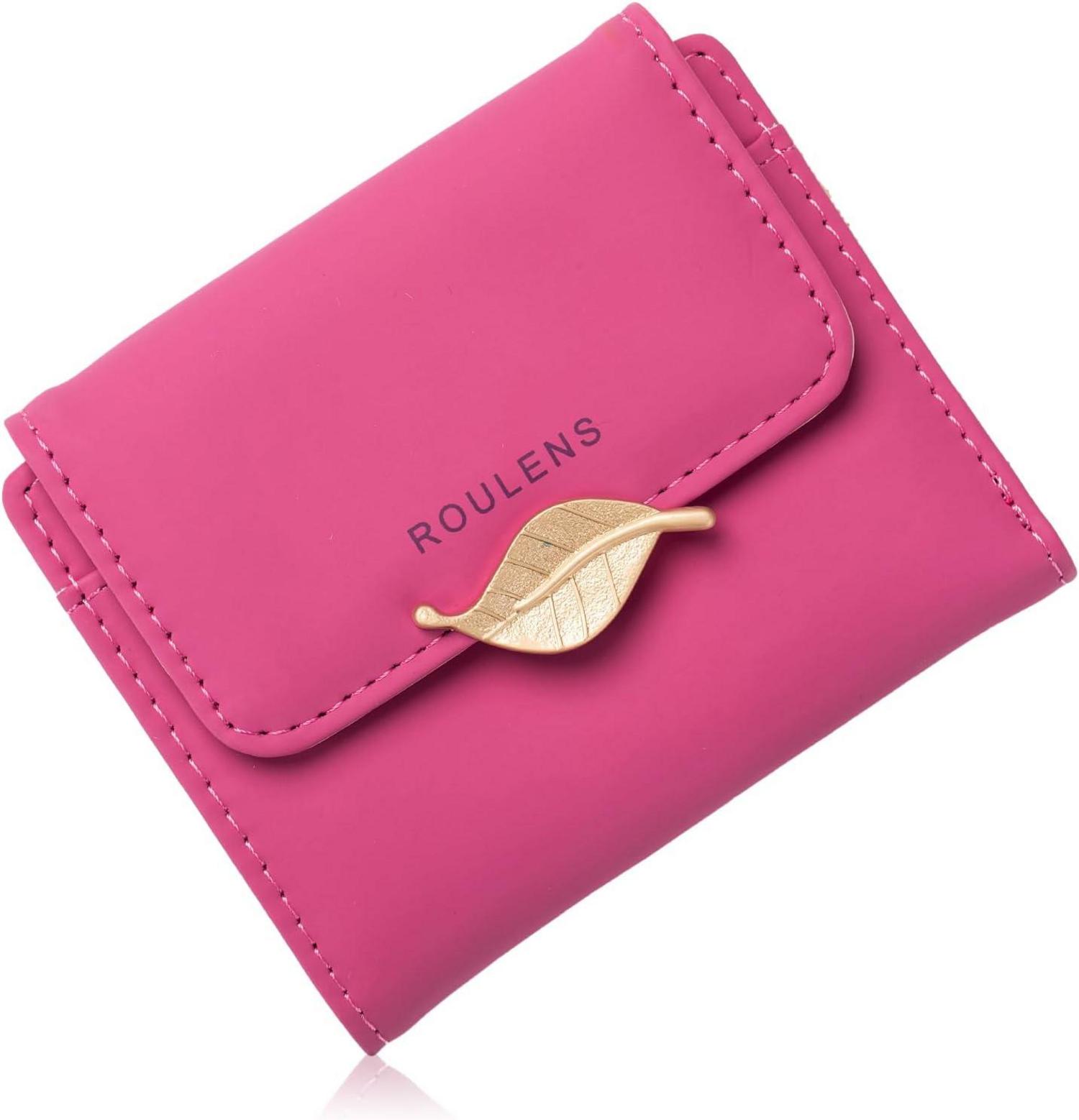 RFID Damen Geldbörse PU Leder Brieftasche mit vielen Fächern