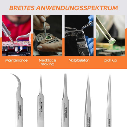 Präzisionspinzette Edelstahl Handwerk Elektronik Löten