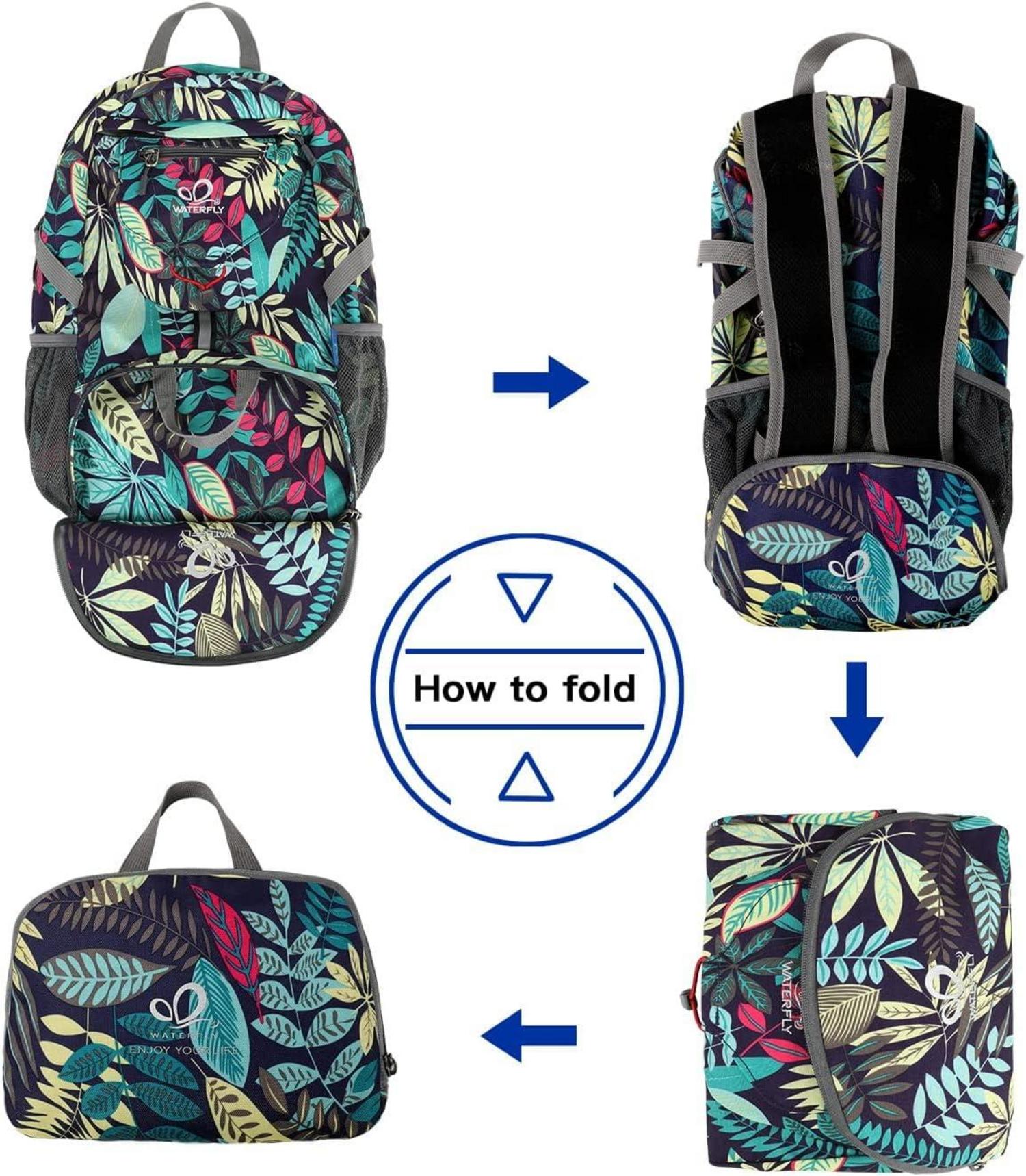 Ultraleichter Faltbarer 20L Rucksack für Wandern Camping Outdoor