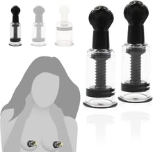 Extra starker Nippelsauger für Bruststimulation 3 Größen Transparent
