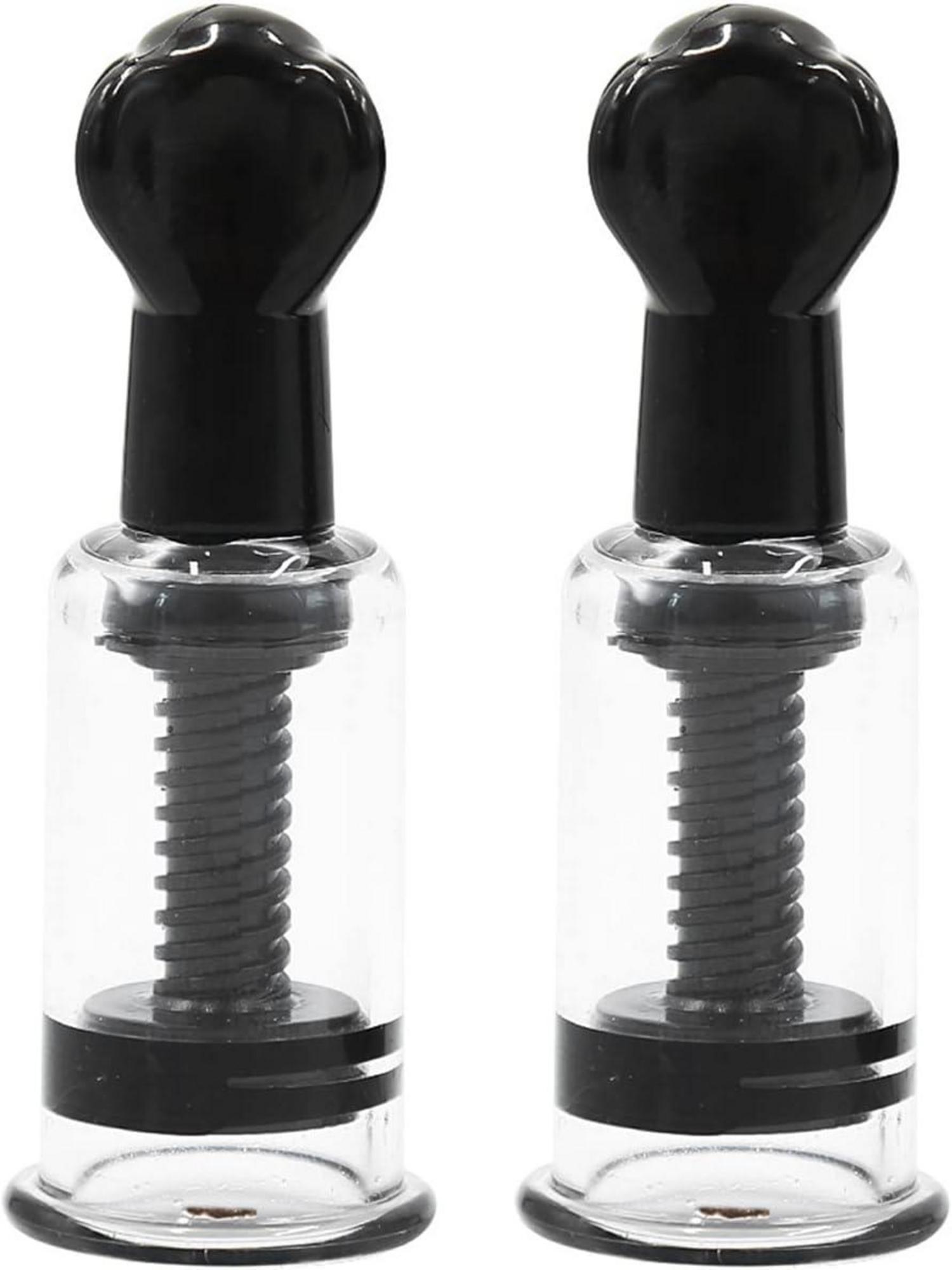 Nippelsauger 3 Größen Brustwarzensauger Brust Stimulator Schwarz 2,5 cm