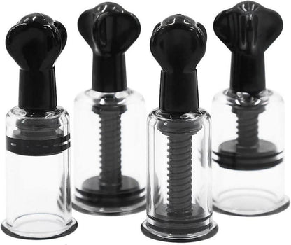 Extra starker Nippelsauger-3 Größen Brust Sauger Stimulation Schwarz φ2,5cm