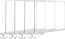 Acryl Regalteiler 4er Set transparent verstellbar Organizer