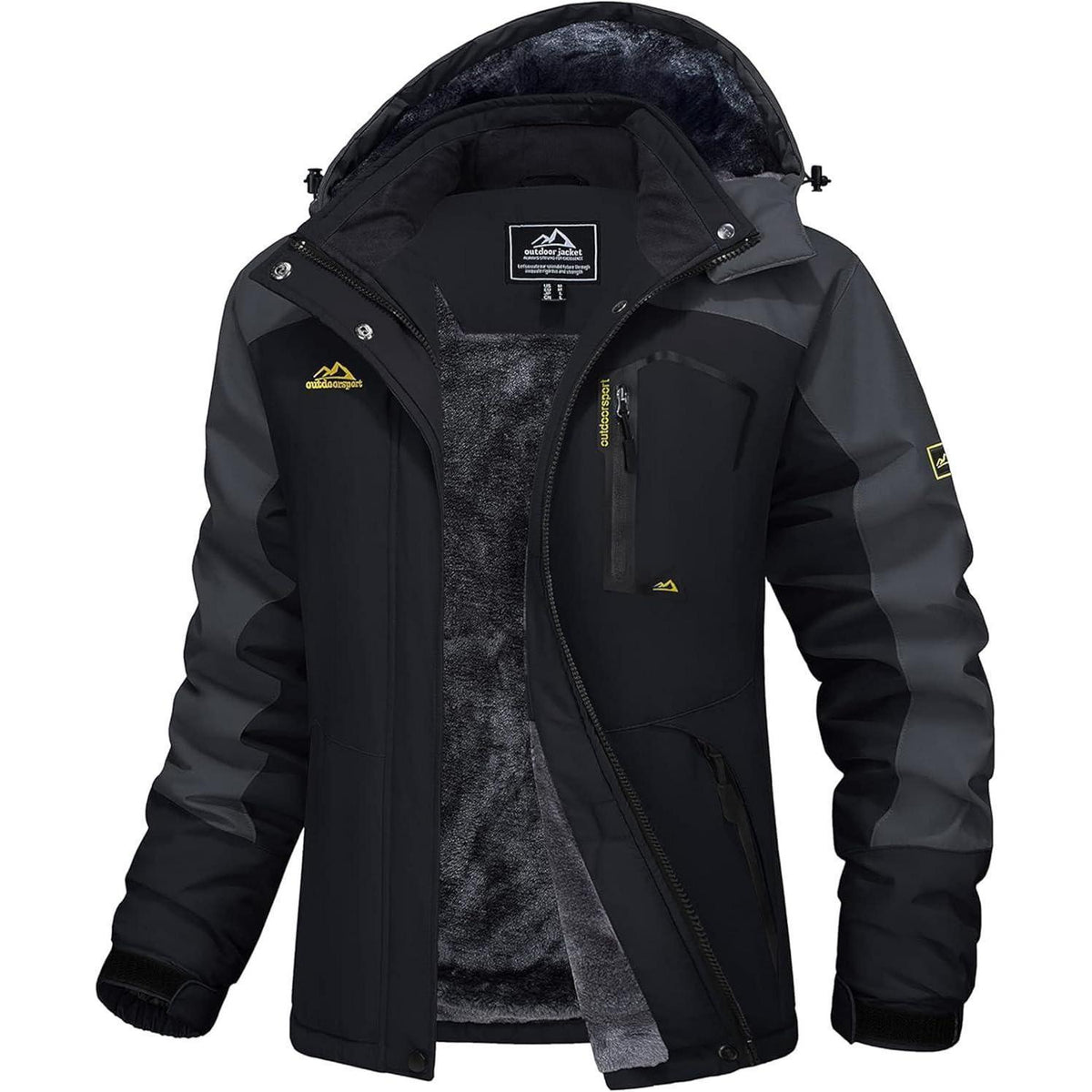 Damen Winterjacke mit Fleece, wasserdicht, atmungsaktiv