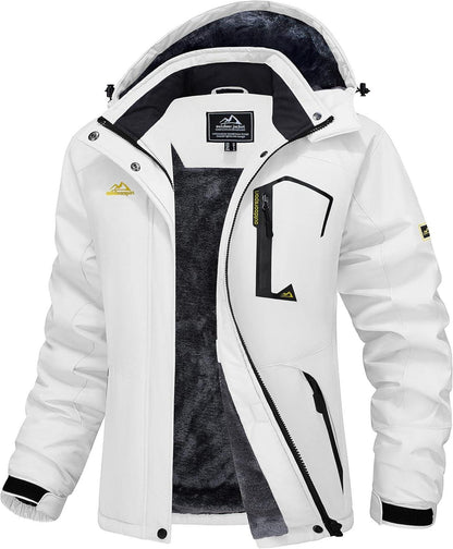 Winterjacke Softshell Damen Outdoor Ski Fleece Gefüttert Wandern