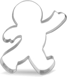 Ausstechform Lebkuchenmann Edelstahl 10,5 cm Weihnachtsfeier Plätzchen