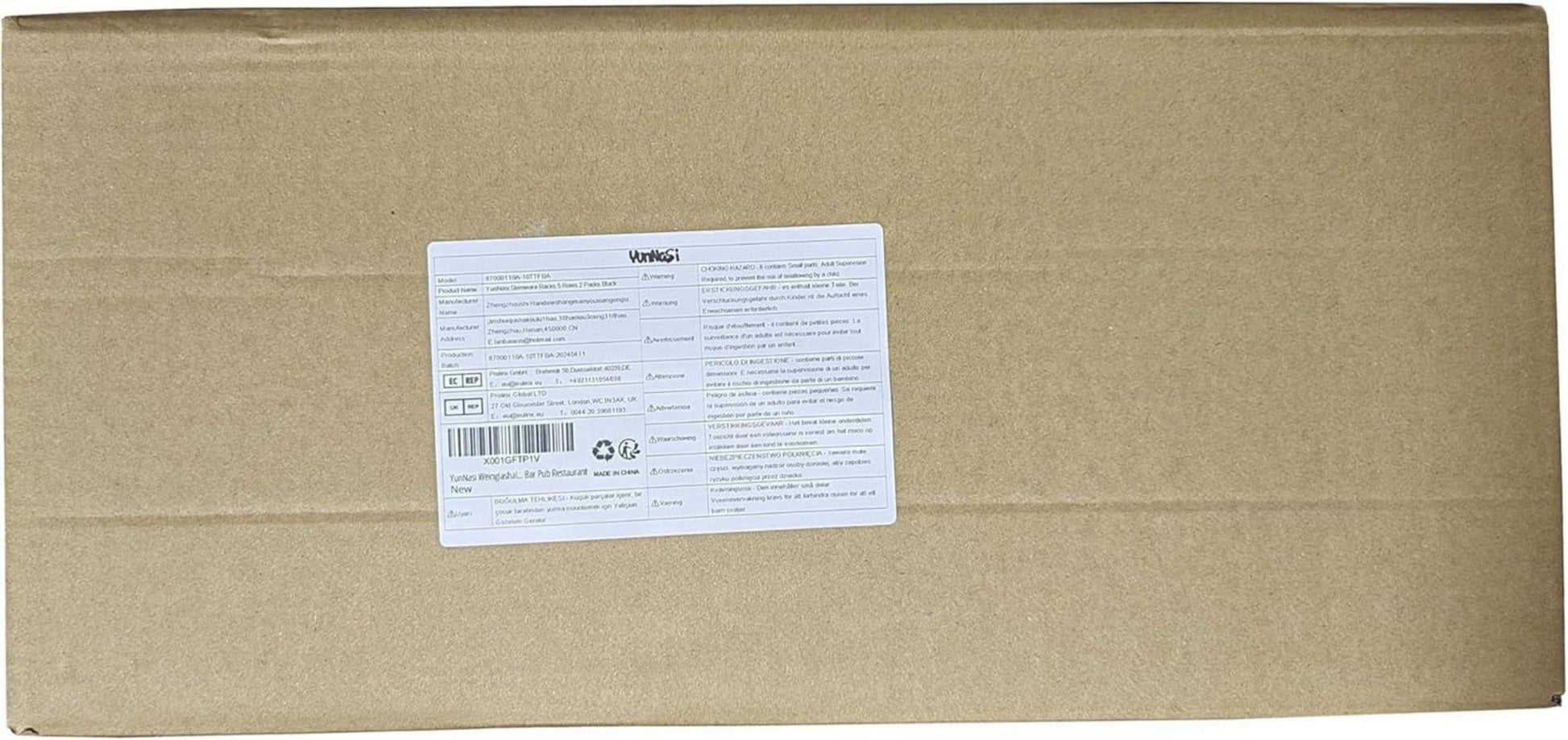 YunNasi 2 Stück Weinglashalter Schwarz Metall Schrauben Rack Hausbar Pub Restaurant