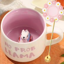 Alpaka Tasse lustig 3D Keramik Kaffeetasse Teetasse 350ml