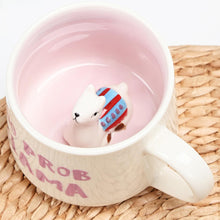 Alpaka Tasse 3D Tier Keramik Geschenk lustig 350 ml