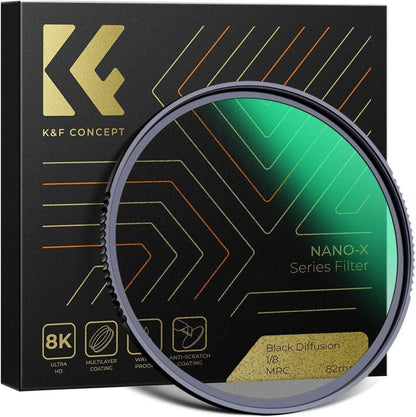 Nano-X Black-Mist 1/8 Filter 43mm Optisches Glas 28x Nano-Beschichtung