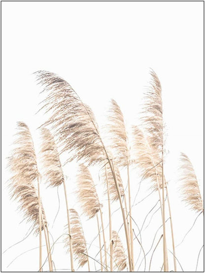 Premium Poster Set 3er Vintage Bilder Beige ohne Bilderrahmen 30x40 cm