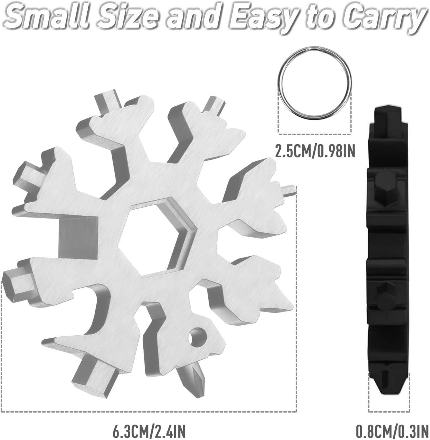 Multitool Schneeflocke 18-in-1 Männer Weihnachtsgeschenke