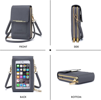 Kleine Damen Handy Umhängetasche Crossbody RFID 2