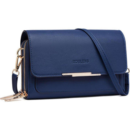 Damen Mini Umhängetasche PU Leder Crossbody Schultertasche