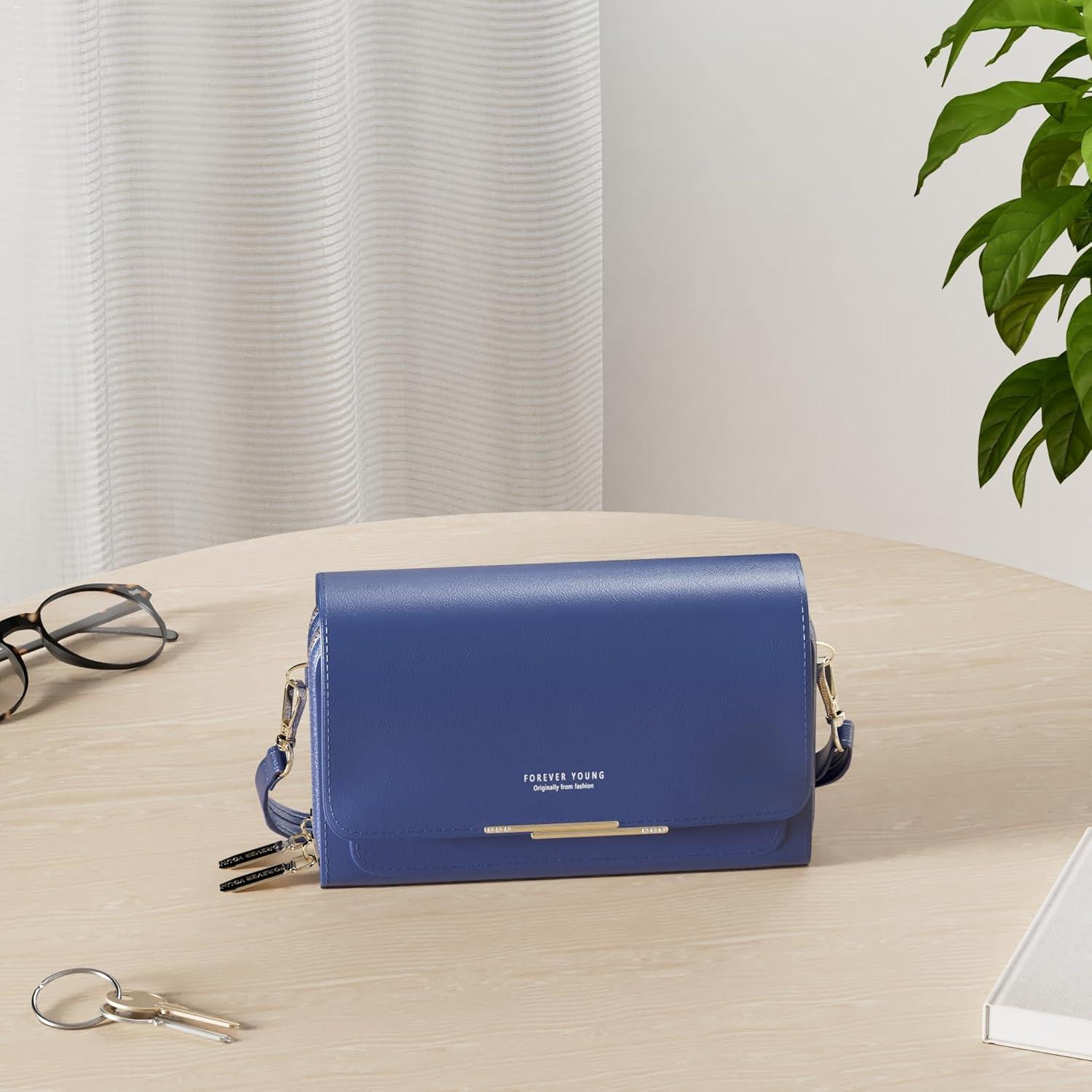 Damen Mini Umhängetasche PU Leder Crossbody Schultertasche