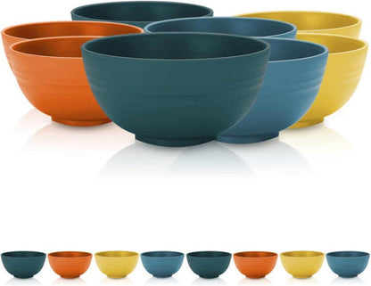 Kunststoff Müslischüssel Set 8-teilig 760ml unzerbrechlich leicht